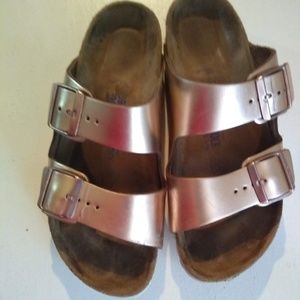 Birkenstock Arizona Rose Gold SOFT FOOTBED 39